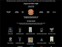 Tablet Screenshot of engravedglassgifts.com